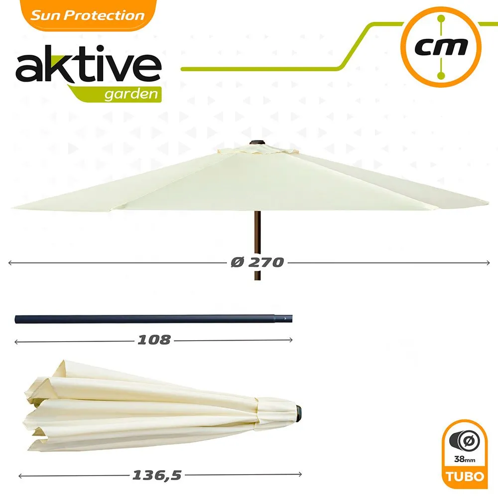 Aktive Aluminium Höjd På Sexkantig Stolpe 270 Cm 38 Mm 240 Cm unisex, Cream, One Size Aktive Aluminium Höjd På Sexkantig Stolpe 270 Cm 38 Mm 240 Cm unisex, Cream, One Size