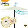 Aktive Aluminium Höjd På Sexkantig Stolpe 270 Cm 38 Mm 240 Cm unisex, Cream, One Size