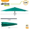 Aktive Aluminium Höjd På Stång Till Sexkantig Parasoll 300 Cm 48 Mm 245 Cm unisex, Green, One Size