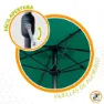 Aktive Aluminium Höjd På Stång Till Sexkantig Parasoll 300 Cm 48 Mm 245 Cm unisex, Green, One Size
