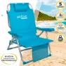 Aktive Aluminium Hopfällbar Stolryggsäck 5 Positioner 66x58x80 Cm unisex, Blue, One Size