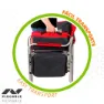 Aktive Aluminium Med Bricka Och Kylväskaregissör Hopfällbar Stol unisex, Black / red, One Size