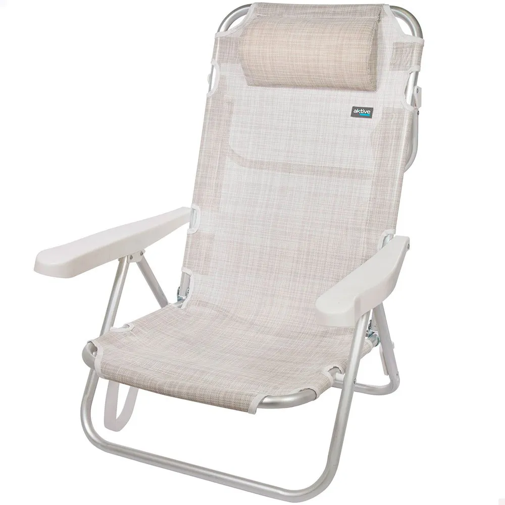 Aktive Aluminium Multipositions Hopfällbar Stol 62x48x83 Cm unisex