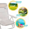 Aktive Aluminium Multipositions Hopfällbar Stol 62x48x83 Cm unisex