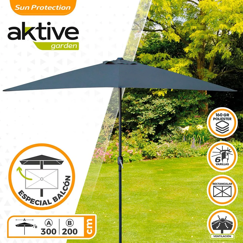 Aktive Aluminium Rektangulär Stolpes Höjd 200x300 Cm 48 Mm 245 Cm Refurbished unisex, Anthracite, One Size Aktive Aluminium Rektangulär Stolpes Höjd 200x300 Cm 48 Mm 245 Cm Refurbished unisex, Anthracite, One Size