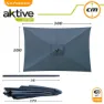 Aktive Aluminium Rektangulär Stolpes Höjd 200x300 Cm 48 Mm 245 Cm Refurbished unisex, Anthracite, One Size