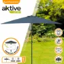 Aktive Aluminium Rektangulär Stolpes Höjd 200x300 Cm 48 Mm 245 Cm Refurbished unisex, Anthracite, One Size