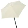 Aktive Aluminium Sexkantig Parasoll Med Uv-skydd Och Dubbelt Trissystem 300 Cm 48 Mm 250 Cm unisex, Beige, One Size