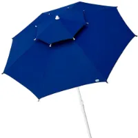Aktive Åttkantigt Parasoll Med Metallstång Dubbelt Tak Och Uv30-skydd 280 Cm unisex