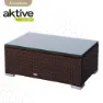 Aktive Bord Med 2 Fåtöljer unisex, Beige / brown, One Size