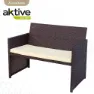 Aktive Bord Med 3 Fåtöljer unisex, Black, One Size