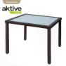 Aktive Bord Med 4 Stolar unisex, Black, One Size