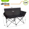 Aktive Camping 121x63x88 Cm Folding Stol, Black, One Size