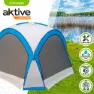 Aktive Campingtält Med Myggnät unisex, Grey / blue, One Size