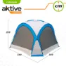 Aktive Campingtält Med Myggnät unisex, Grey / blue, One Size