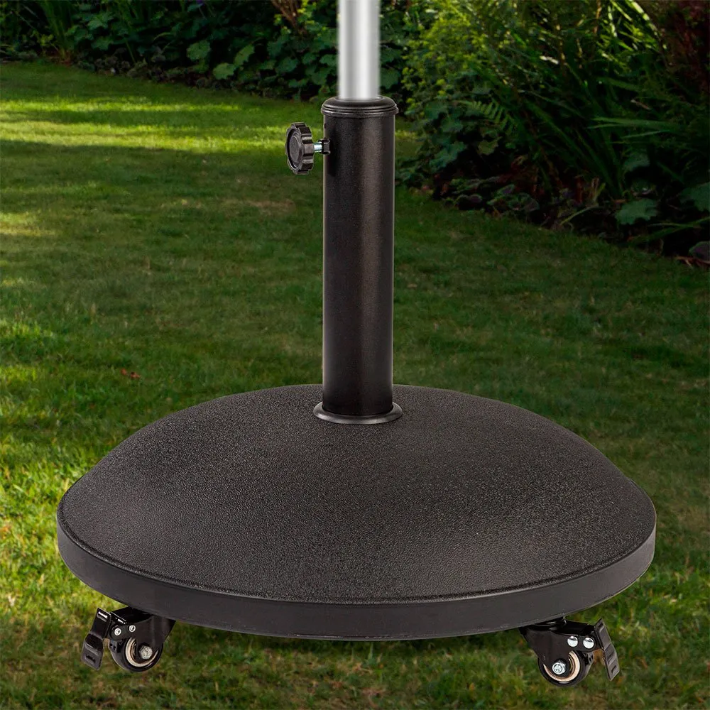 Aktive Cirkulär Parasollfot I Betong Med Hjul Refurbished unisex, Grey, 50 x 8cm Aktive Cirkulär Parasollfot I Betong Med Hjul Refurbished unisex, Grey, 50 x 8cm