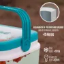 Aktive Classic 24l Styv Bärbar Kylbox, Multicolour, One Size