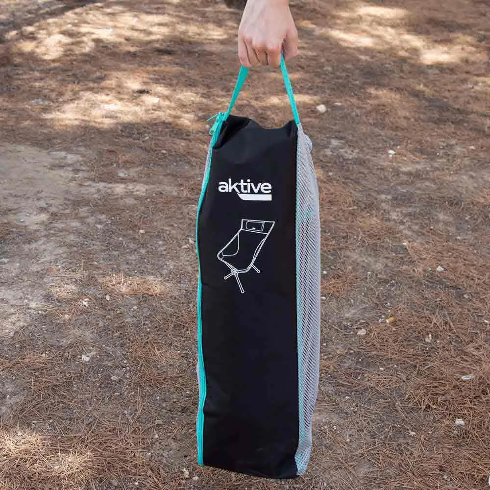 Aktive Fällbar Stol 43x55x99 Cm unisex, Black / turquoise, One Size