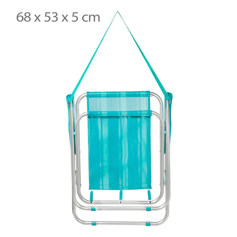 Aktive Fällbar Stol I Aluminium 53x44x76 Cm unisex, Tom mediterranean, One Size