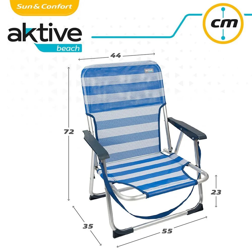 Aktive Fällbar Stol I Aluminium 55x35x72 Cm unisex Aktive Fällbar Stol I Aluminium 55x35x72 Cm unisex