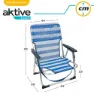Aktive Fällbar Stol I Aluminium 55x35x72 Cm unisex