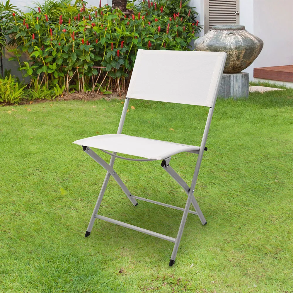 Aktive Fällbar Trädgårdsstol unisex, White, 46 x 55 x 81cm Aktive Fällbar Trädgårdsstol unisex, White, 46 x 55 x 81cm
