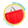 Aktive Fällbara Solstolar Från Textilano 188x58x30 Cm unisex, Red, One Size