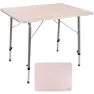 Aktive Fällbart Bord Höjdjusterbart 80x60x 50-69 Cm unisex, White, One Size