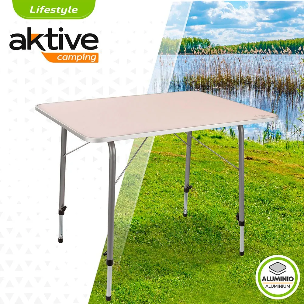 Aktive Fällbart Bord Höjdjusterbart 80x60x 50-69 Cm unisex, White, One Size Aktive Fällbart Bord Höjdjusterbart 80x60x 50-69 Cm unisex, White, One Size