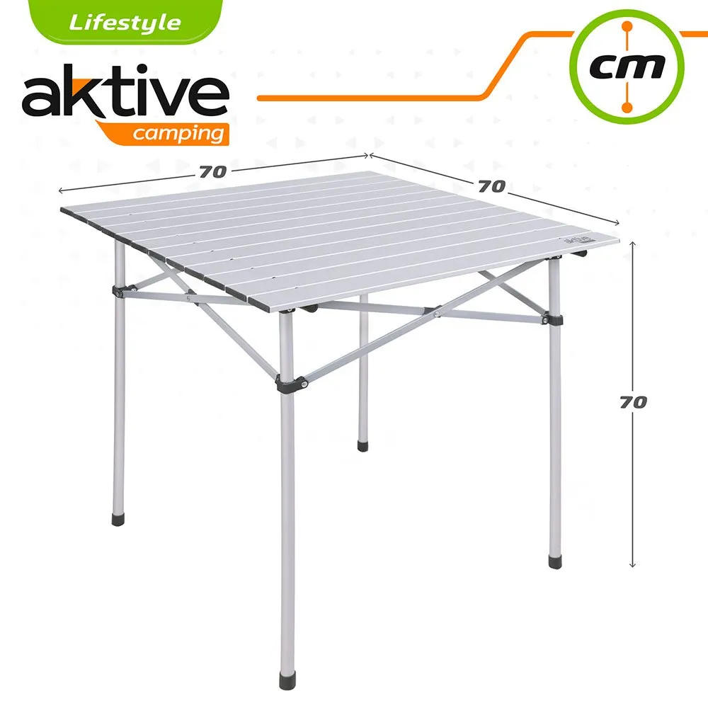 Aktive Fällbord 70x70x70 Cm unisex, White, One Size