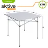 Aktive Fällbord 70x70x70 Cm unisex, White, One Size