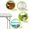 Aktive Fällbord 80x60x70 Cm unisex, White, One Size