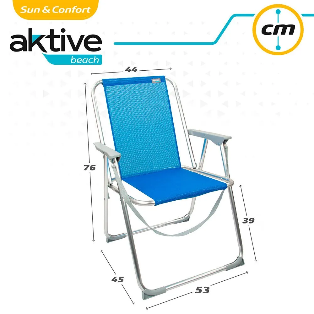 Aktive Fast Fällstol 53x44x76 Cm unisex Aktive Fast Fällstol 53x44x76 Cm unisex