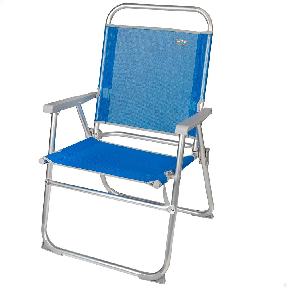 Aktive Fast Fällstol 57x51x89 Cm unisex, Blue, One Size Aktive Fast Fällstol 57x51x89 Cm unisex, Blue, One Size