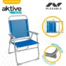 Aktive Fast Fällstol 57x51x89 Cm unisex, Blue, One Size