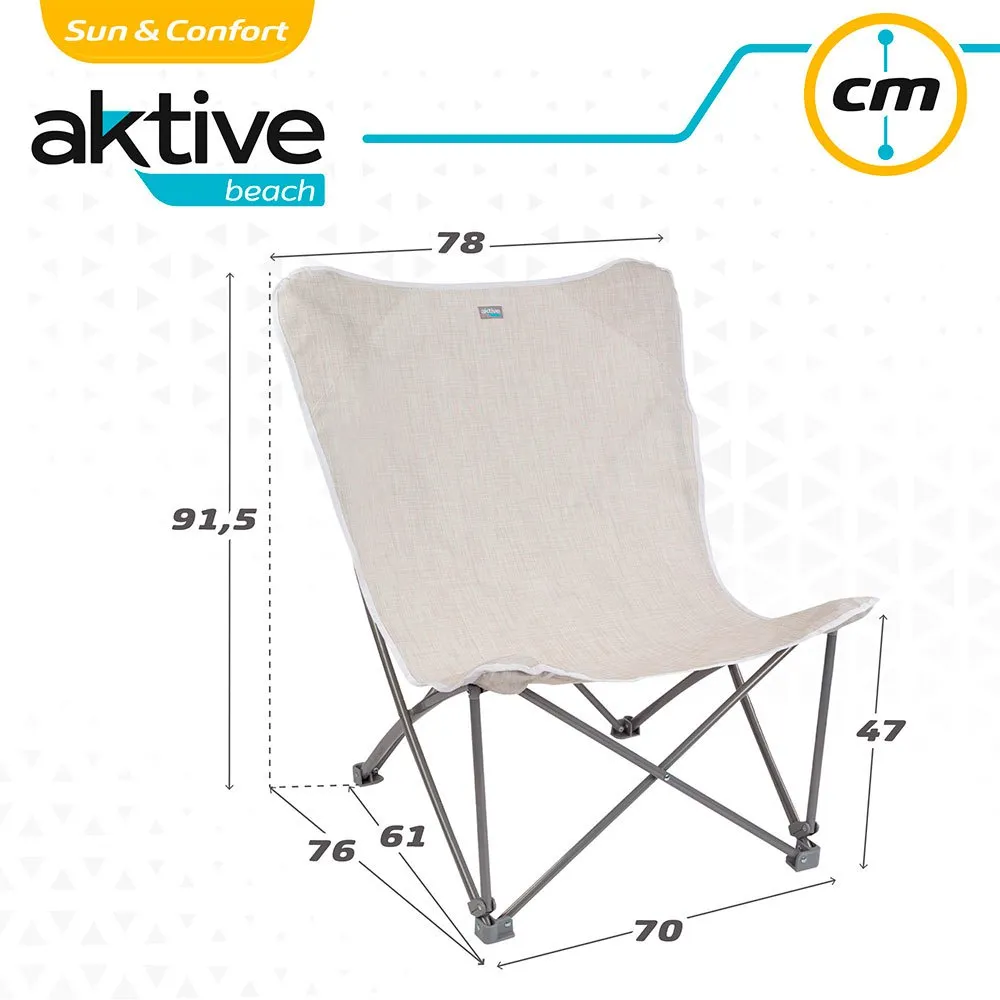 Aktive Fåtölj 70x76x96 Cm unisex, White, One Size Aktive Fåtölj 70x76x96 Cm unisex, White, One Size