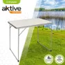 Aktive Folding Camping 80x60x70 Cm Bord, White, One Size