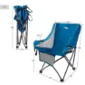 Aktive Folding Camping With Cup Holder & Pocket Stol, Coral, 64 x 73 x 8cm