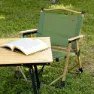 Aktive Glamping 52x45x62 Cm Low Stol, Green / brown, One Size