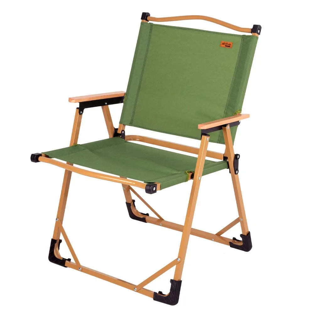 Aktive Glamping 53x53x77 Cm Stol, Green / brown, One Size
