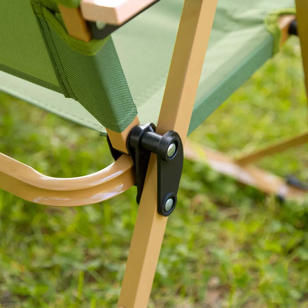 Aktive Glamping 53x53x77 Cm Stol, Green / brown, One Size