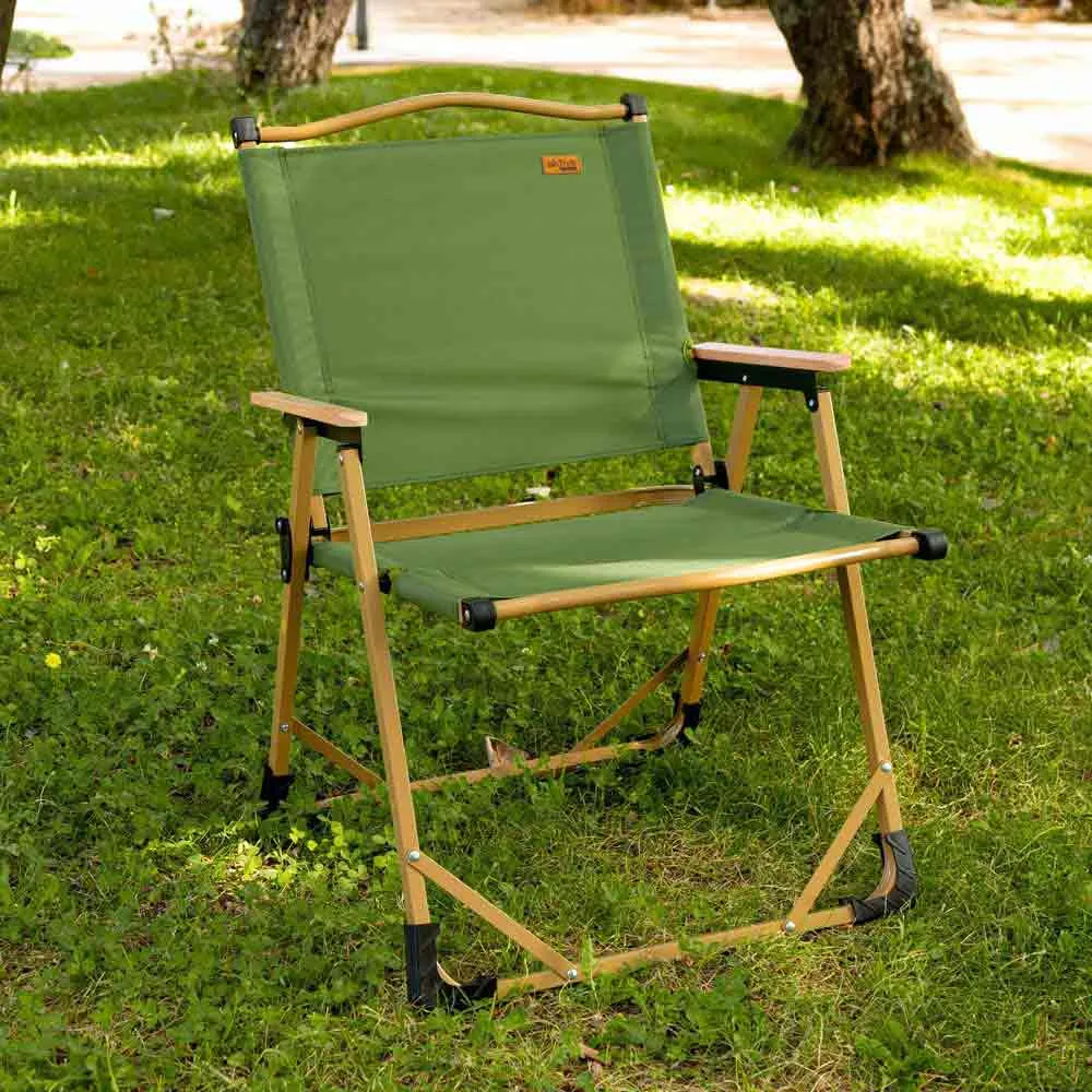 Aktive Glamping 53x53x77 Cm Stol, Green / brown, One Size