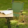 Aktive Glamping 53x53x77 Cm Stol, Green / brown, One Size