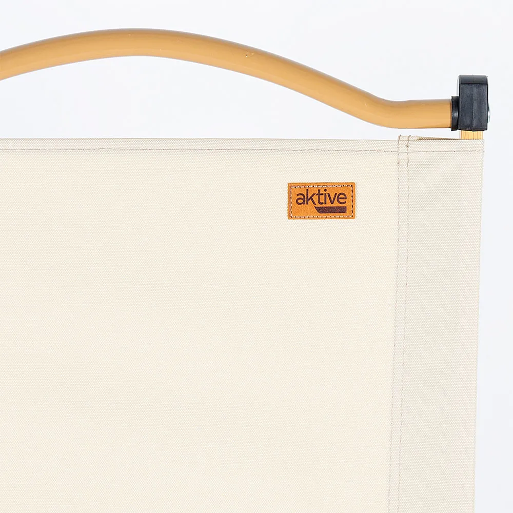 Aktive Glamping Hög Hopfällbar Stol unisex, Beige, 61 x 54 x x 40-77cm Aktive Glamping Hög Hopfällbar Stol unisex, Beige, 61 x 54 x x 40-77cm