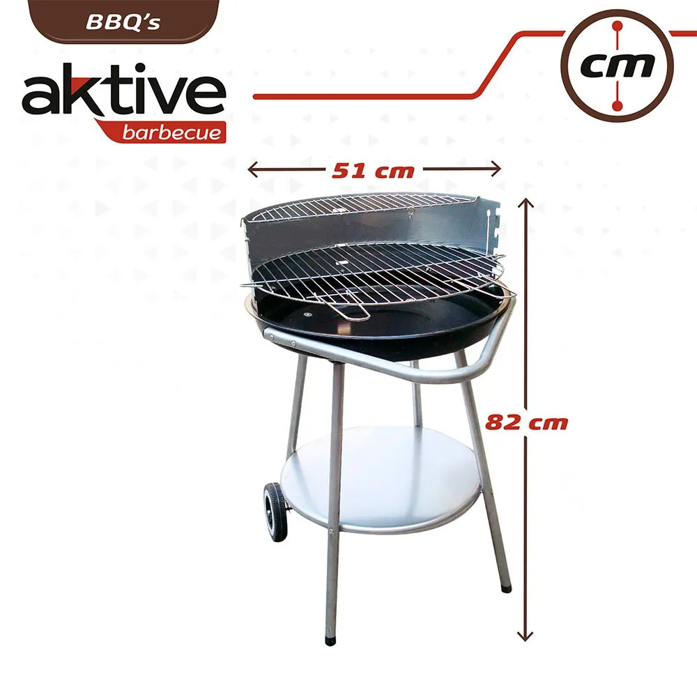 Aktive Grill 51x51x82 Cm unisex, Black, One Size Aktive Grill 51x51x82 Cm unisex, Black, One Size