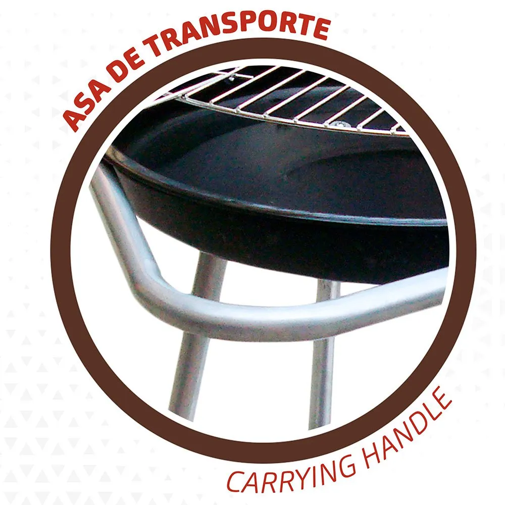 Aktive Grill 51x51x82 Cm unisex, Black, One Size Aktive Grill 51x51x82 Cm unisex, Black, One Size