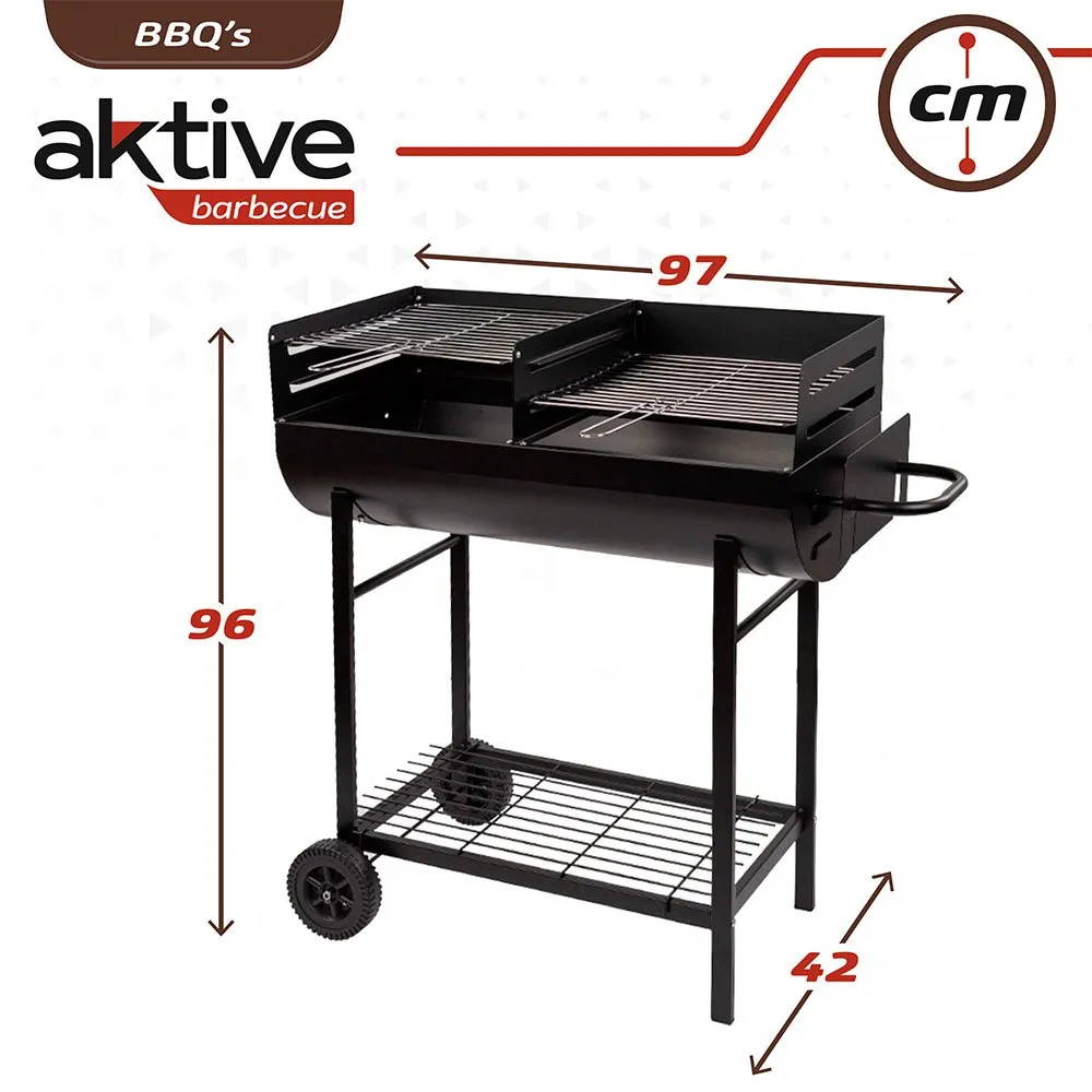 Aktive Grillfest 97x42x96 Cm unisex, Black, One Size