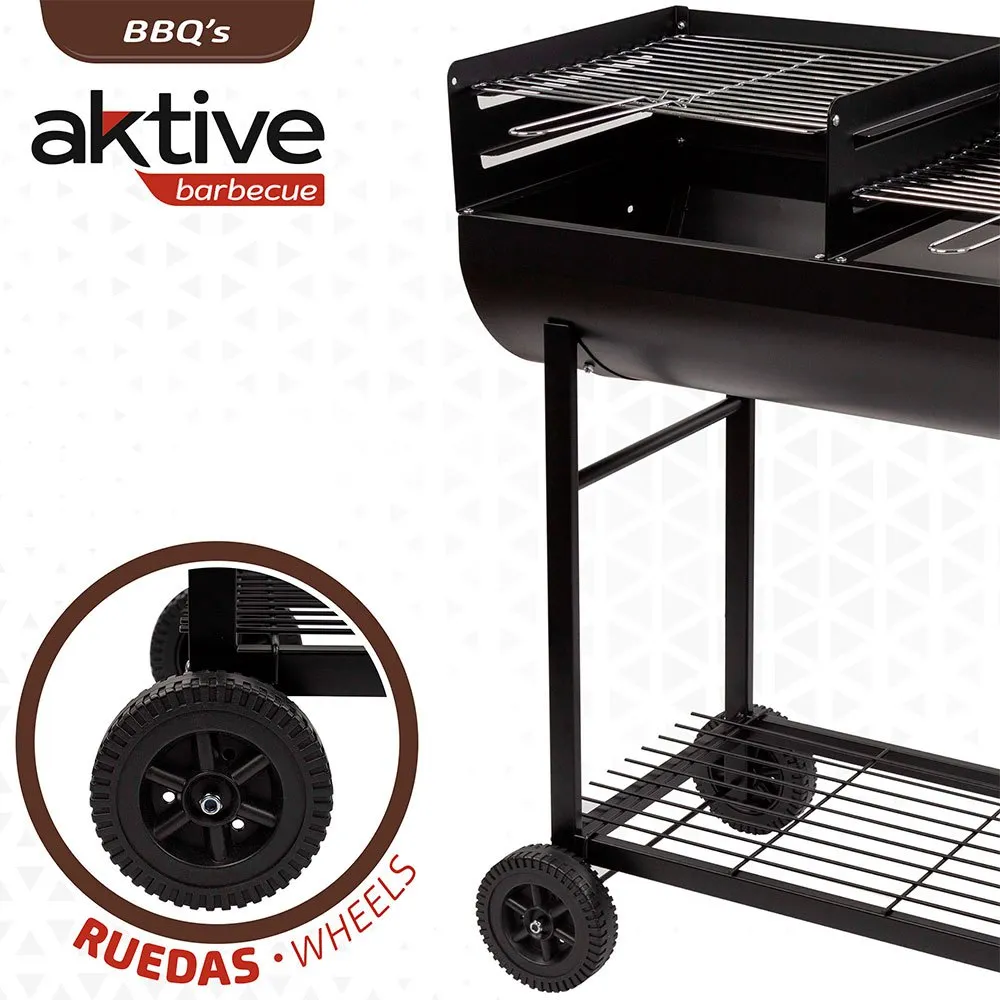 Aktive Grillfest 97x42x96 Cm unisex, Black, One Size