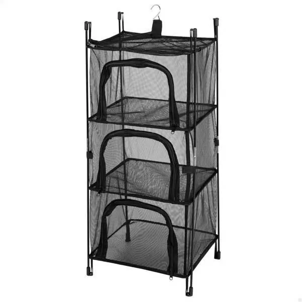 Aktive Hängande Garderobsarrangör 63073, Black, 87 x 38 x 36cm