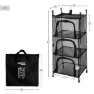 Aktive Hängande Garderobsarrangör 63073, Black, 87 x 38 x 36cm
